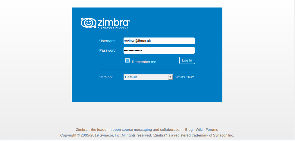 zimbra desktop install linux